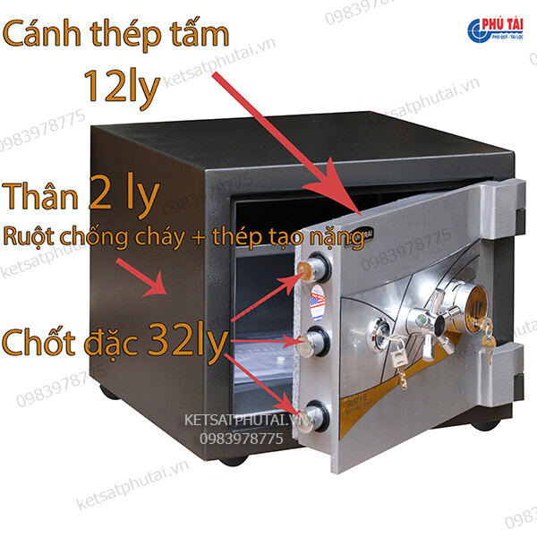 Két sắt Samurai MC12 khóa cơ đổi mã có định vị Két sắt Samurai MC12 khóa cơ đổi mã có định vị