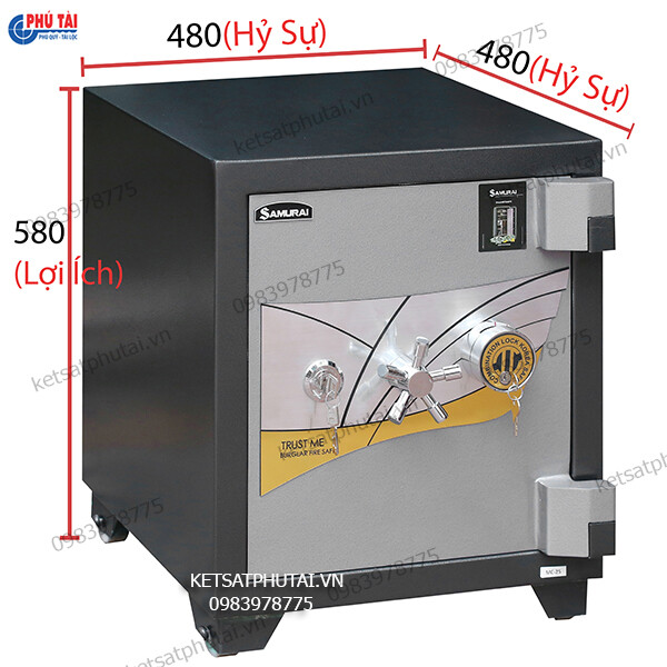 Két sắt Samurai MC25 khóa cơ đổi mã có định vị Két sắt Samurai MC25 khóa cơ đổi mã có định vị