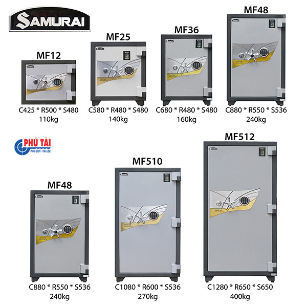 Két sắt Samurai MF12 khóa vân tay điện tử Két sắt Samurai MF12 khóa vân tay điện tử