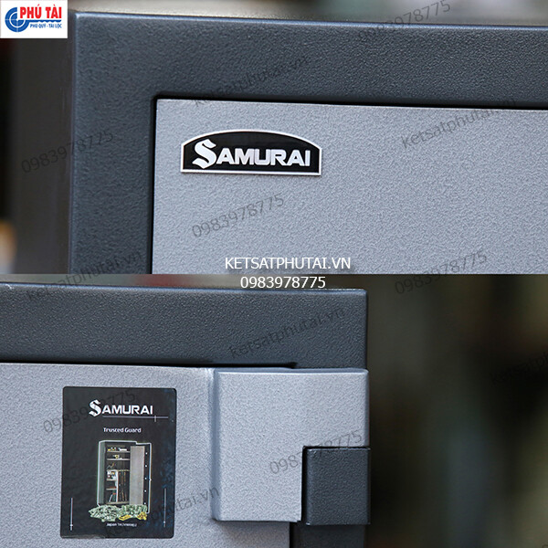 Két sắt Samurai MF25 khóa vân tay điện tử