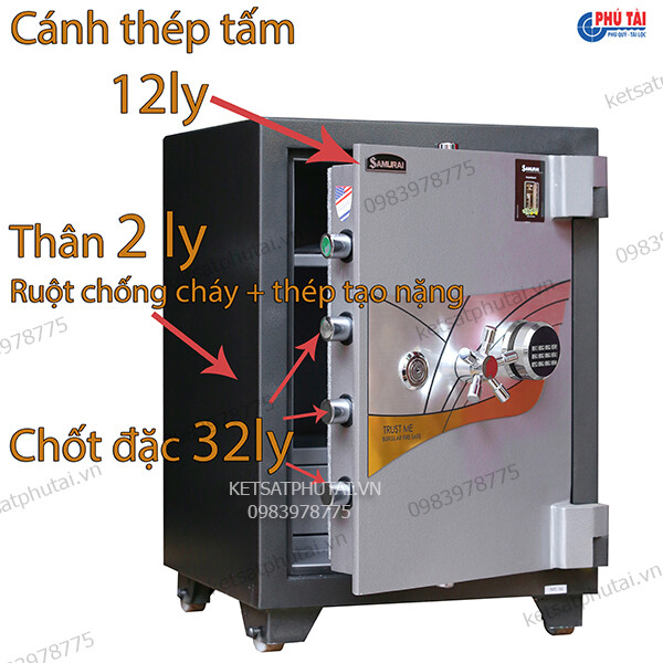 Két sắt Siêu cường Samurai ME36 khóa điện tử cao cấp Két sắt Siêu cường Samurai ME36 khóa điện tử cao cấp