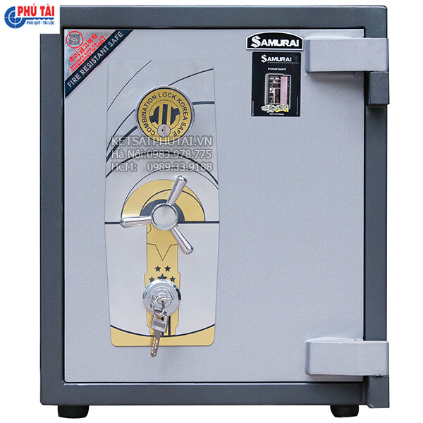 Két sắt thép tấm Samurai MC05 mã cơ có khóa định vị